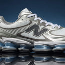 New Balance ABZORB 2000 White/Grey‑Blue – onderzijde met grijze foam en zwart rubber voor grip