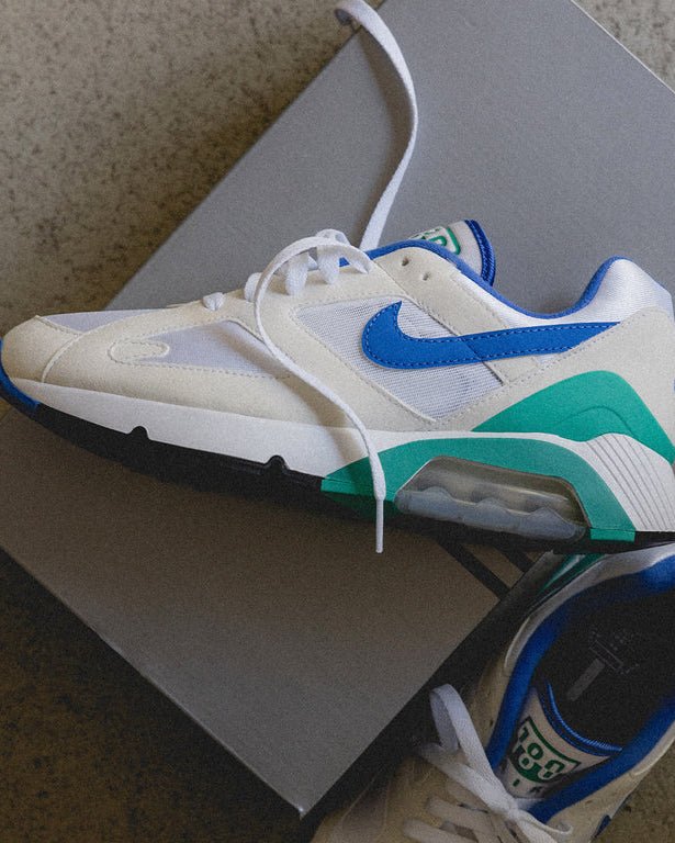 Nike Air 180 White Medium Blue Clear Jade