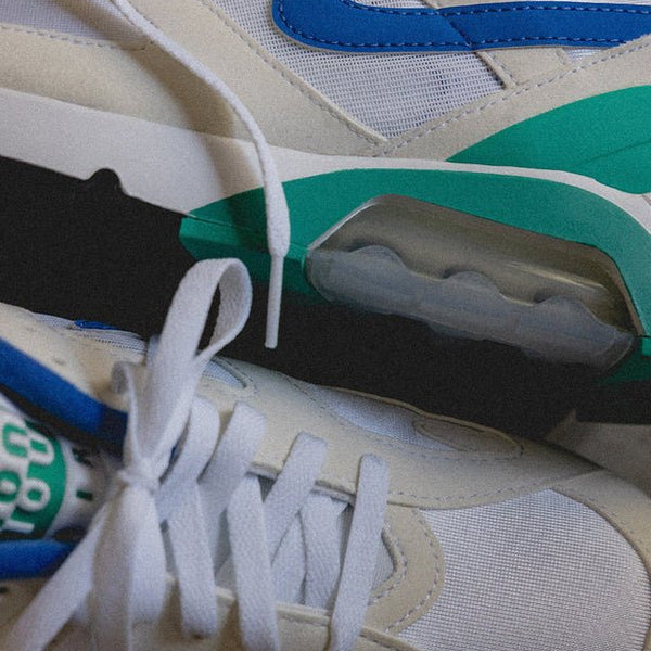 Nike Air 180 White Medium Blue Clear Jade