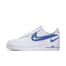 Nike Air Force 1 Low '07 FM Cut Out Swoosh White Game Royal - SnrKickz