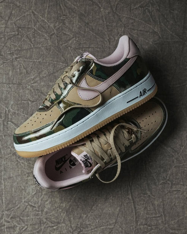Nike Air Force 1 Low '07 LV8 Patent Camouflage Pink