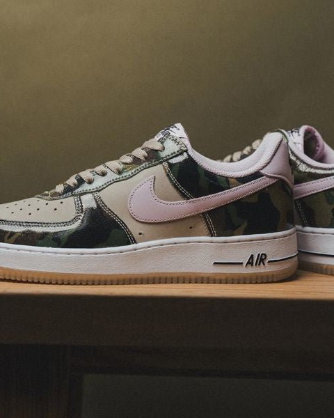 Nike Air Force 1 Low '07 LV8 Patent Camouflage Pink