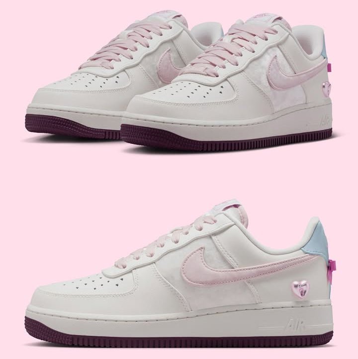 Nike_Air_Force_1_Low_07_Valentine_s_Day_2026_IO8755-600_Peony_Pink_White_Snrkickz 14 februari
