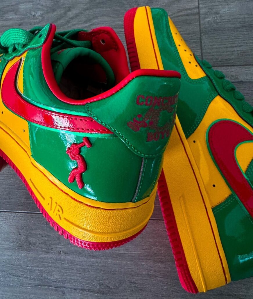 Nike Air Force 1 Low Lil Yachty Concrete Boys Lucky Green - SnrKickz