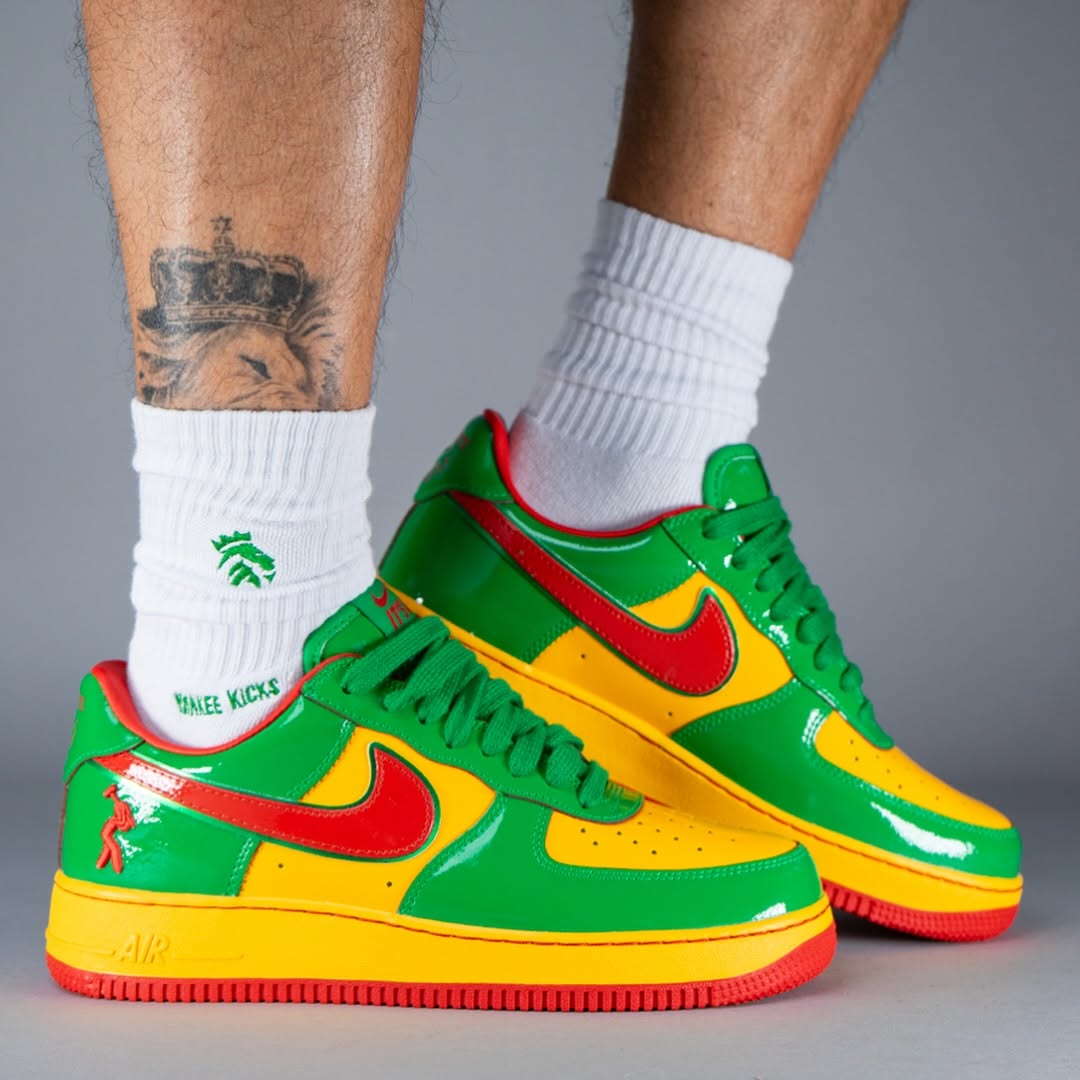 Nike Air Force 1 Low Lil Yachty Concrete Boys Lucky Green - SnrKickz