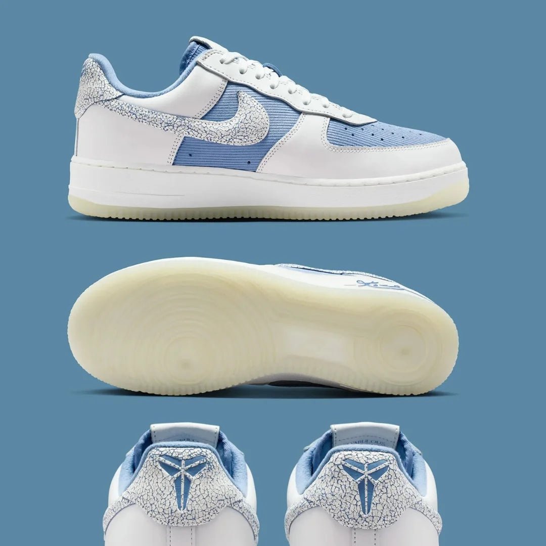 Nike Air Force 1 Low Protro Kobe Bryant City of Champions  IM0583-400 Work Blue/Metallic Gold/Summit White Snrkickz 1