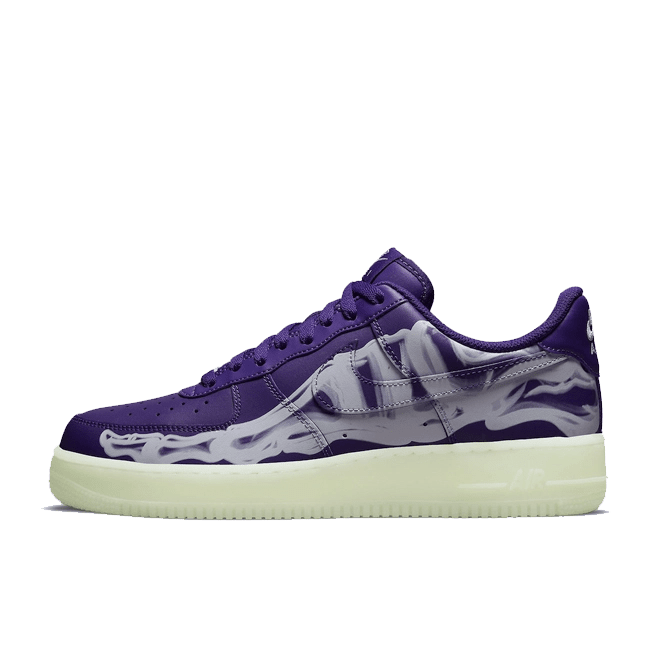 Nike Air Force 1 Low Purple Skeleton Halloween (2021)
