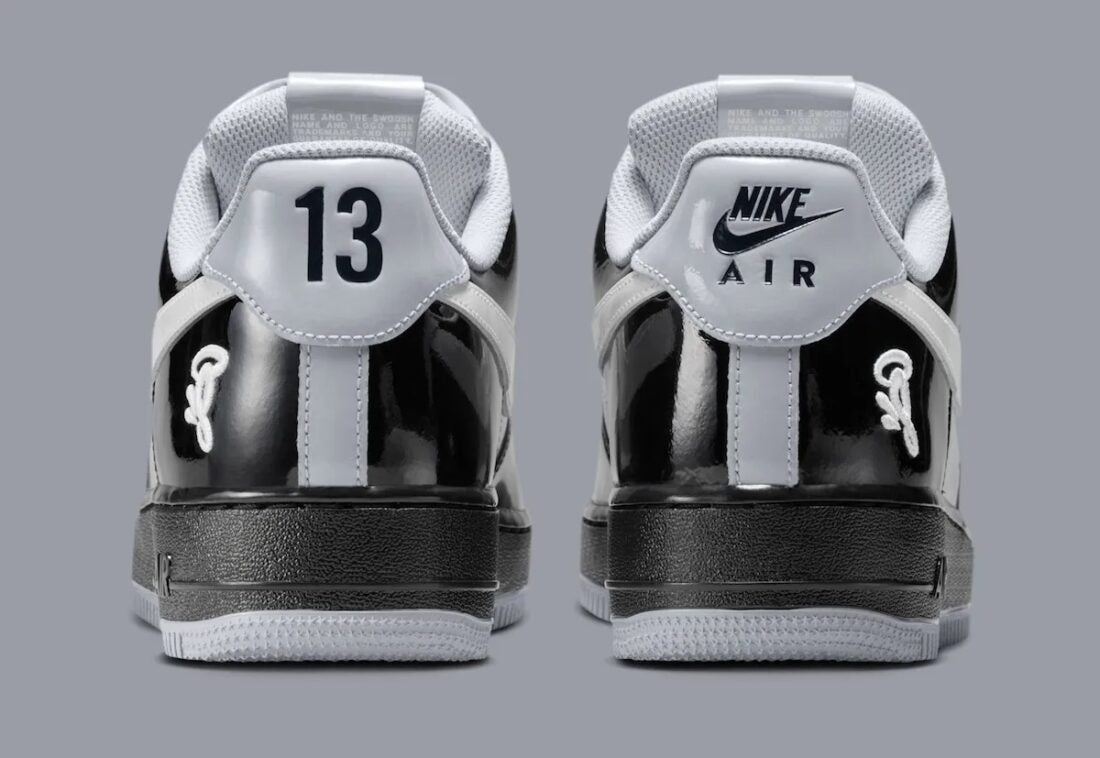 Nike Air Force 1 Low Syna Central Cee Black White Smoke Grey Snrkickz