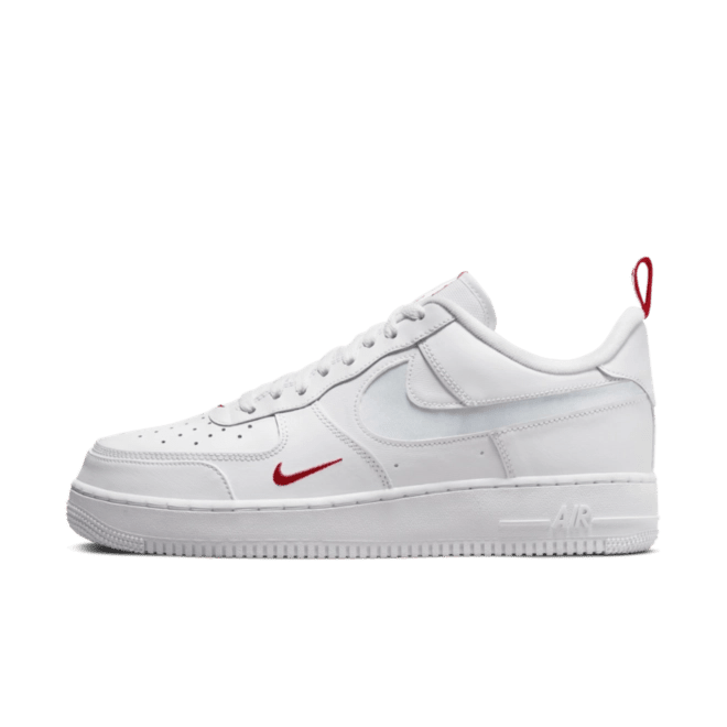 Nike Air Force 1 Low White Red Mini Swoosh