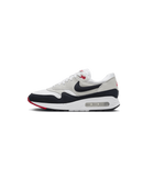 Nike Air Max 1 '86 Big Bubble Obsidian – zijkant met navy Swoosh, retro wit mesh en oversized Air-unit, te koop bij Snrkickz