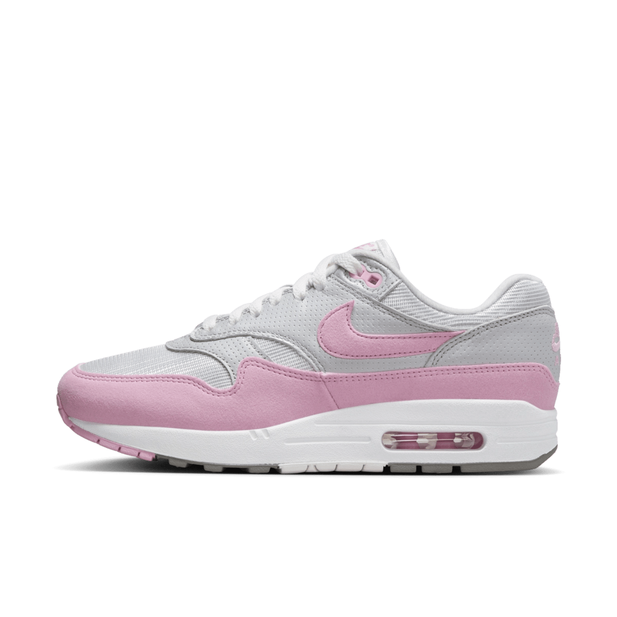 Nike Air Max 1 '87 Metallic Platinum Pink Rise