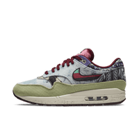 Nike Air Max 1 Concepts Mellow Style DN1803-300  Colorway Oil Green/Black/Team Red/Sail Snrkickz