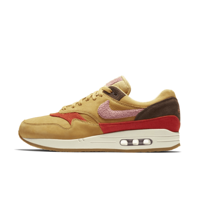 Nike Air Max 1 Crepe Wheat Gold Rust Pink