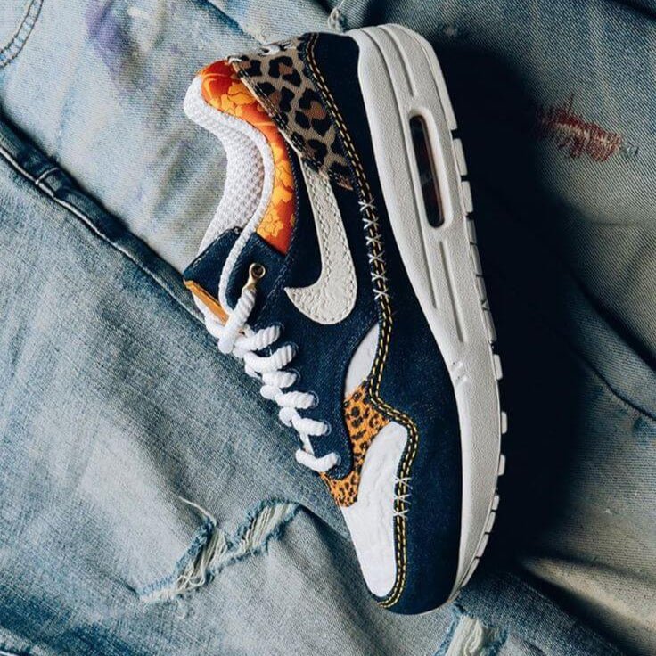 Nike Air Max 1 Premium Denim Leopard