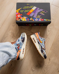 Concepts Heavy on feet met wijde broek – explosieve colorway en mix van texturen als statement piece in je sneaker rotation