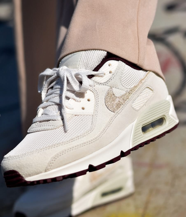 Nike Air Max 90 PRM Sail Burgundy Crush