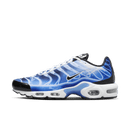 Nike Air Max Plus Light Photography Old Royal DZ3531-400 met blauwe gradient upper, zwarte overlays en witte zool, dynamisch zijaanzicht van de iconische Air Max Plus, exclusief bij Snrkickz.