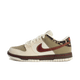 Nike Dunk Low Retro Khaki Team Red Pearl White