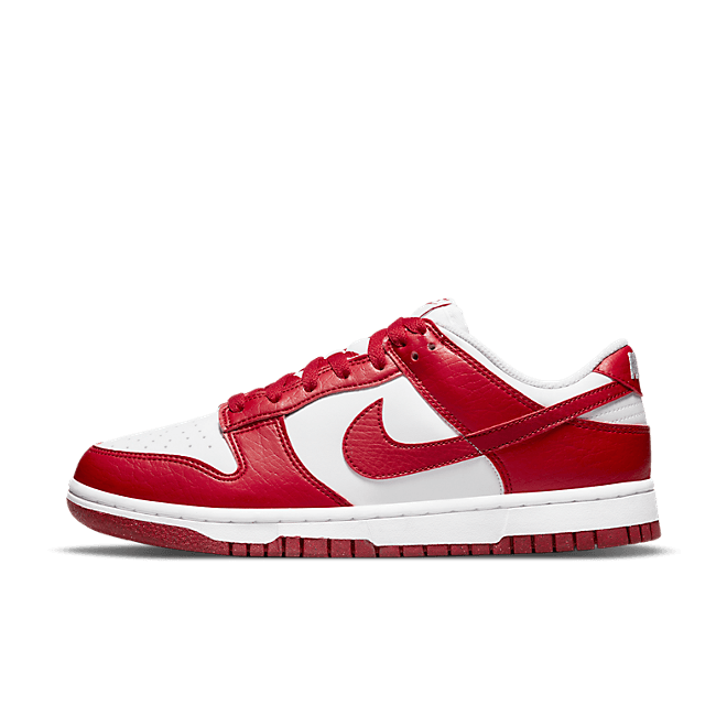 Nike Dunk Low White Gym Red Next Nature