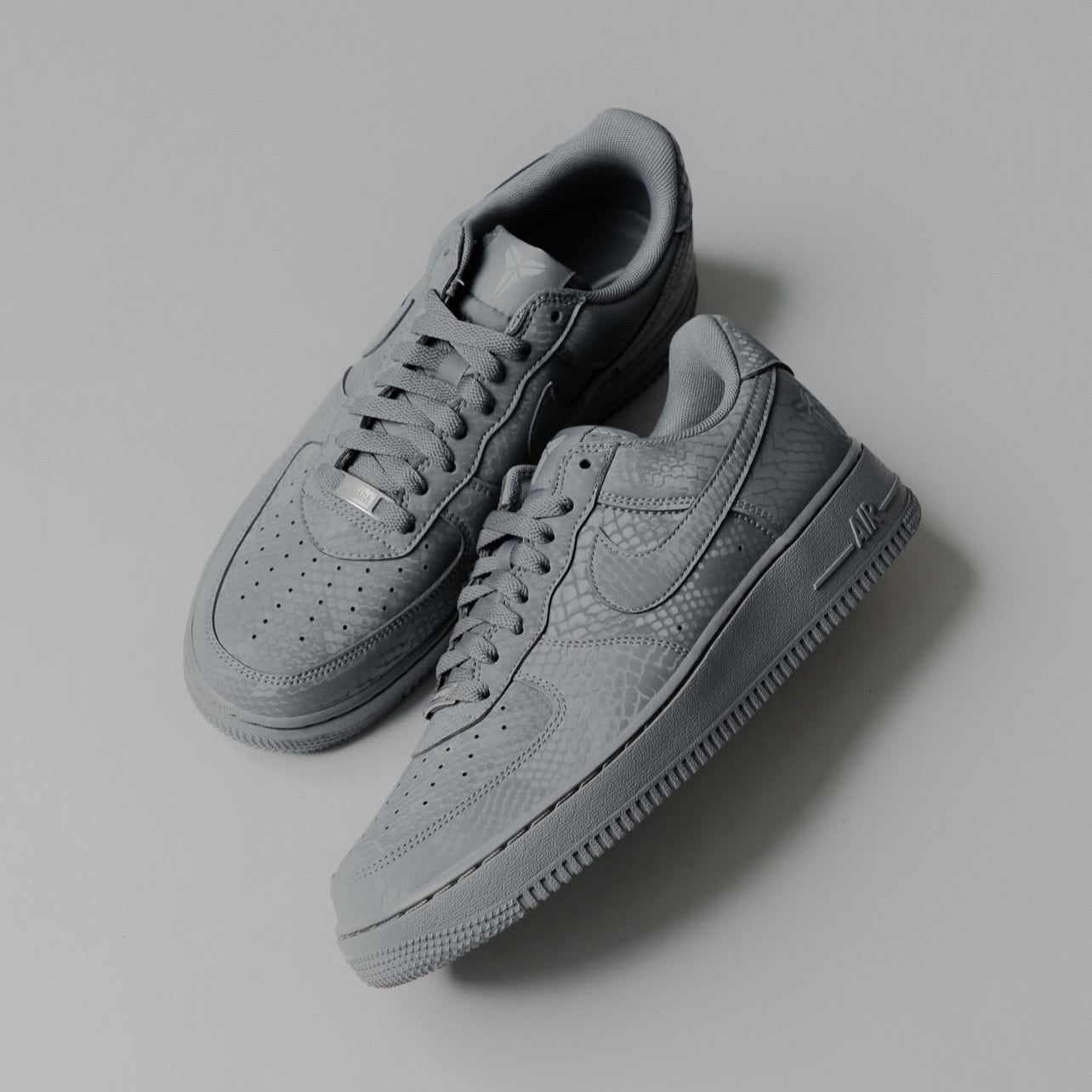 Nike Kobe Air Force 1 Low Cool Grey Wolf Grey Snrkickz  IB0018-004 2