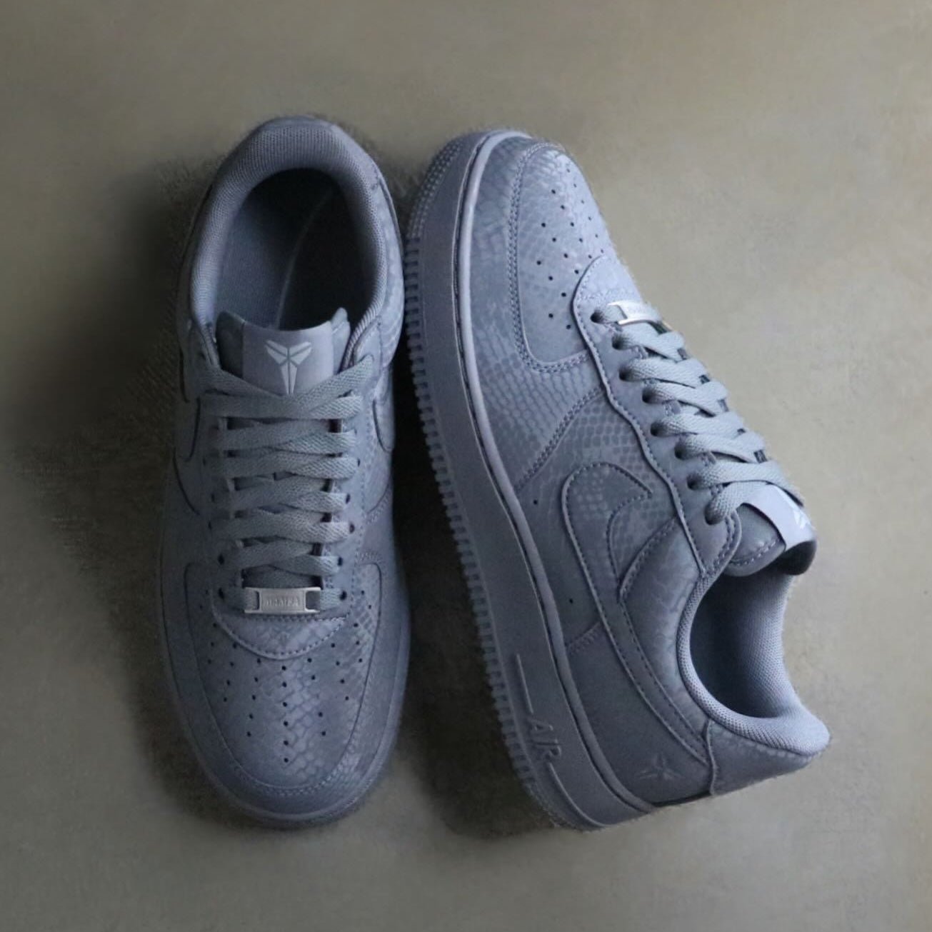 Nike Kobe Air Force 1 Low Cool Grey Wolf Grey