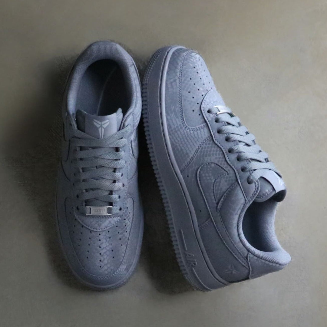 Nike Kobe Air Force 1 Low Cool Grey Wolf Grey