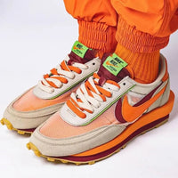 Nike LD Waffle sacai CLOT Kiss of Death Net Orange Blaze