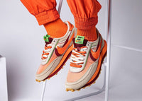 Nike LD Waffle sacai CLOT Kiss of Death Net Orange Blaze