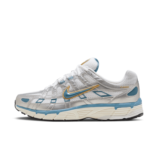 Nike P-6000 Metallic Silver Aegean Storm