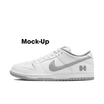 Nike SB Dunk Low Supreme 94 Weiß Metallic Silber