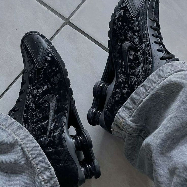 Nike Shox R4 Black Floral (Women's)