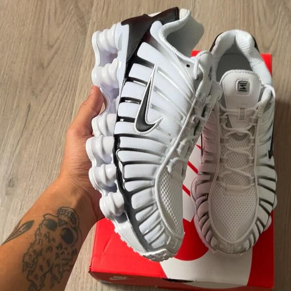 Nike Shox TL Metallic Silber Wolf Grau