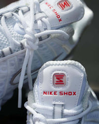 Nike Shox TL White Metallic Silver Max Orange