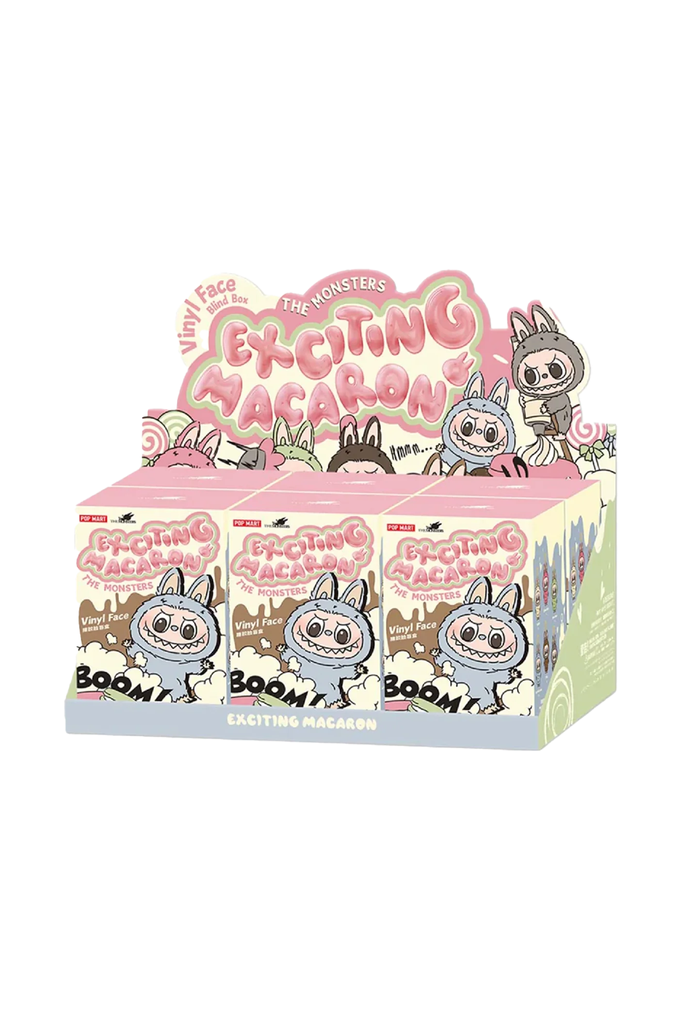 Pop Mart Labubu The Monsters Tasty Macarons Vinyl Face Blind Box
