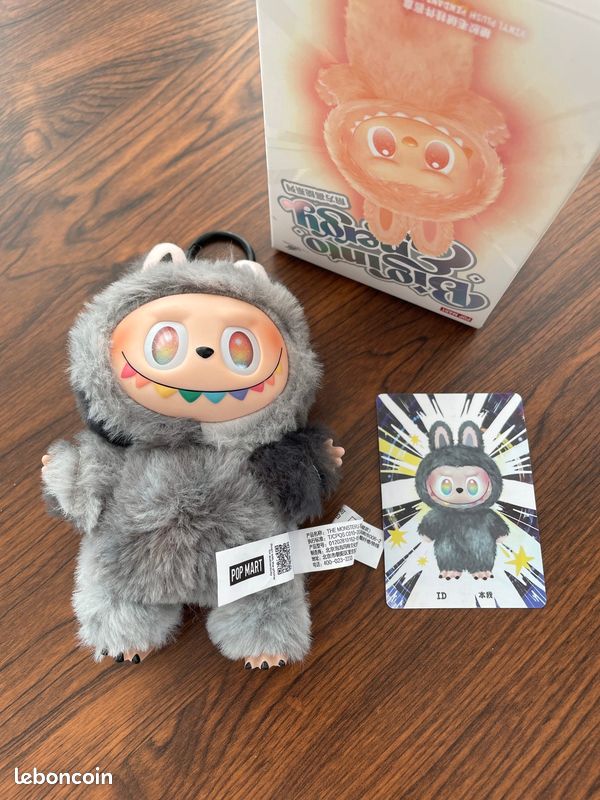 Pop Mart Labubu The Monsters Big Into Energy Series Id (Secret Version) Vinyl Plush Pendant
