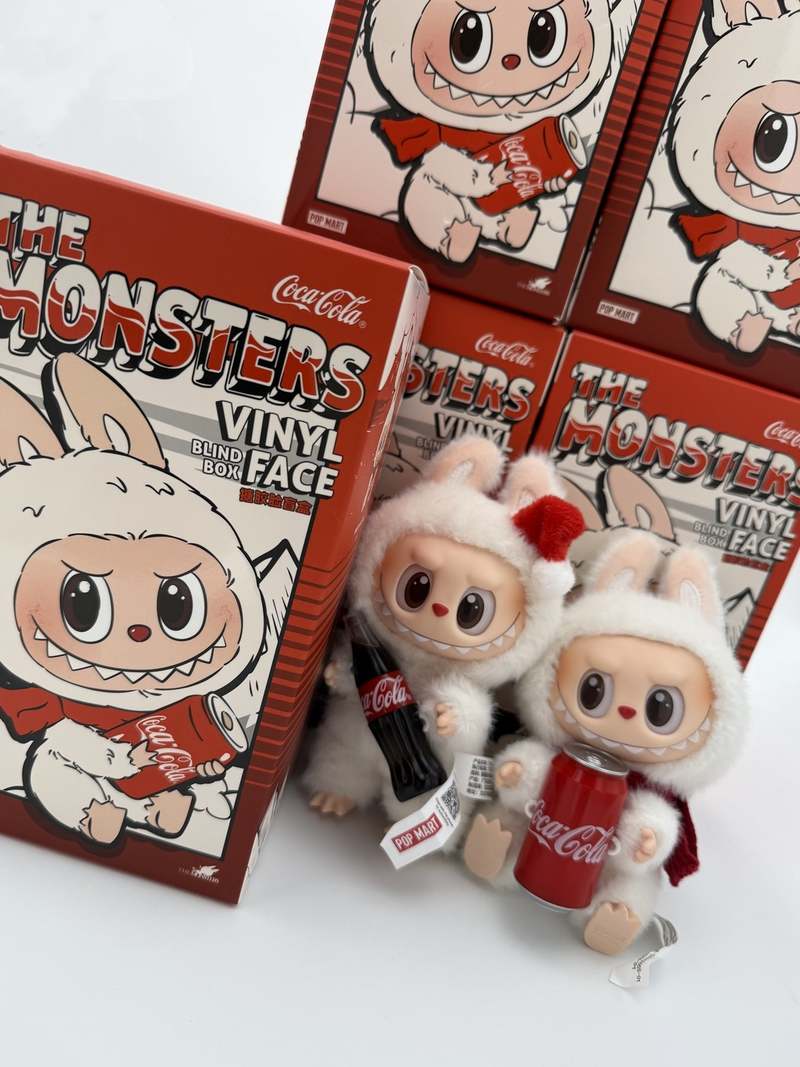 Pop Mart Labubu The Monsters Coca Cola Series Happy Factor Vinyl Face Blind Box