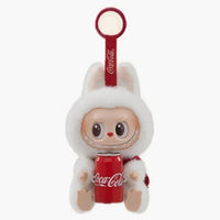 Pop Mart Labubu Coca‑Cola Happy Factor – sealed blind box met Labubu in Coca‑Cola outfit en vrolijke icoon “🙂” print