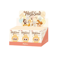 Pop Mart Labubu Have a Seat – sealed vinyl plush blind box met Labubu zittend op stoel-icoon en gestileerde The Monsters branding