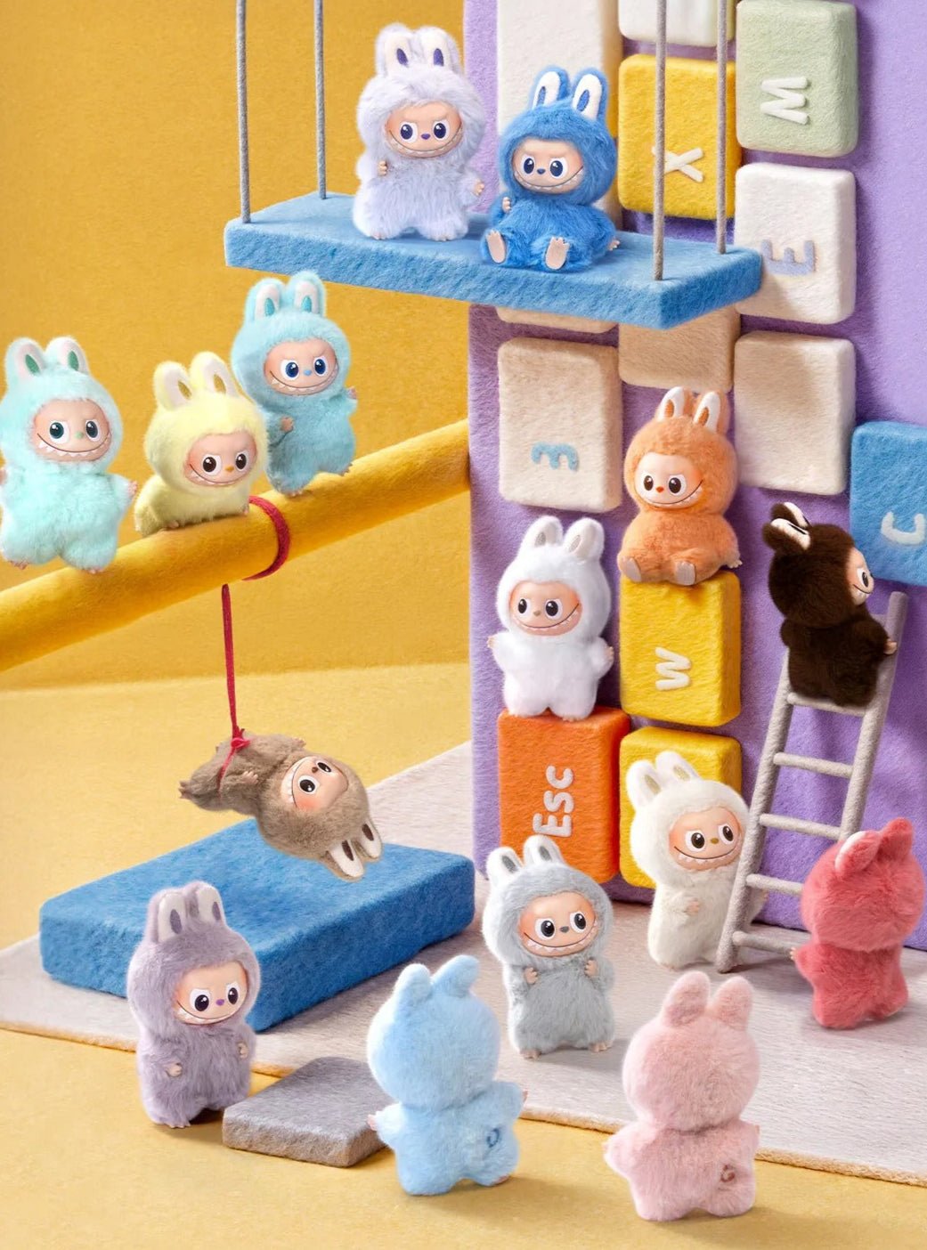 Pop Mart Labubu The Monsters Pin for Love Series Vinyl Plush Pendant (A-M)