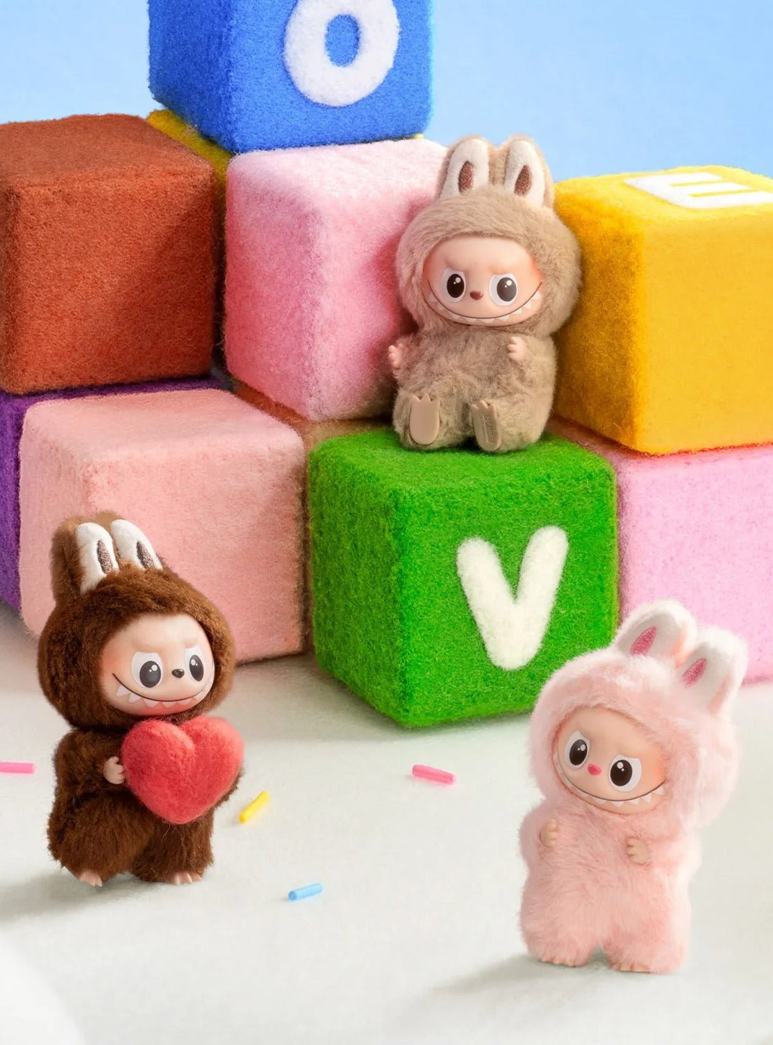 Pop Mart Labubu The Monsters Pin for Love Series Vinyl Plush Pendant (N-Z)