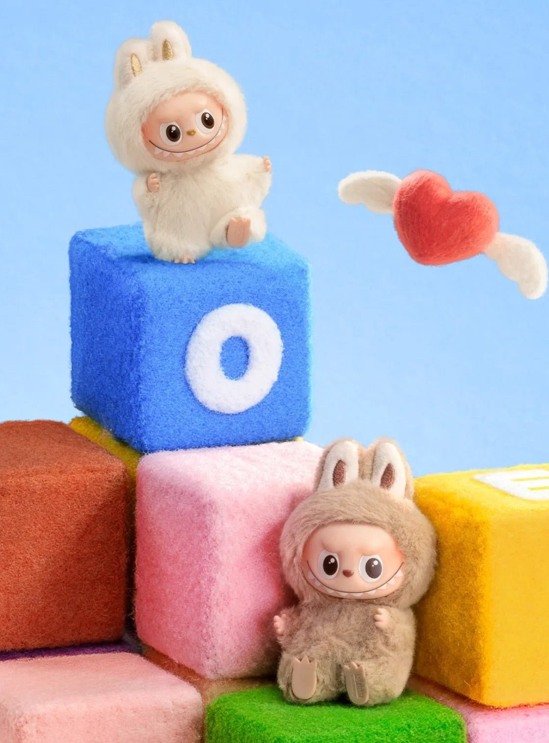 Pop Mart Labubu The Monsters Pin for Love Series Vinyl Plush Pendant (N-Z)