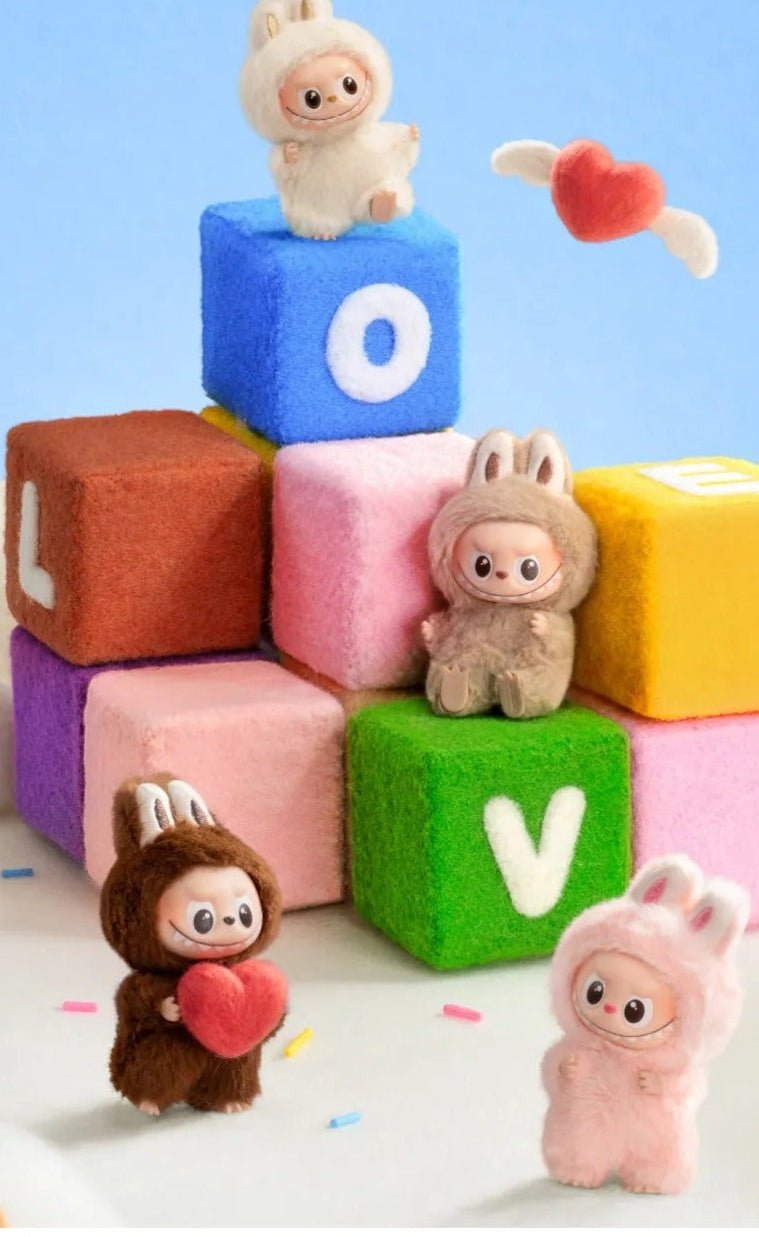 Pop Mart Labubu The Monsters Pin for Love Series Vinyl Plush Pendant (N-Z)