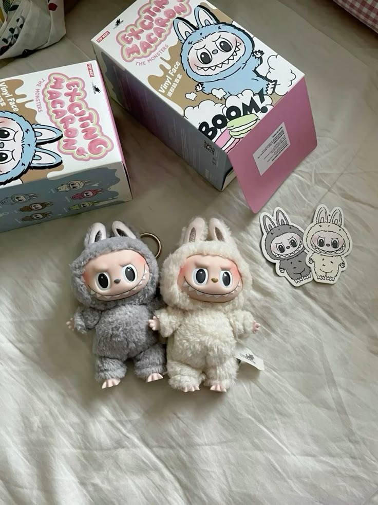 Pop Mart Labubu The Monsters Tasty Macarons Soymilk Vinyl Plush Pendant