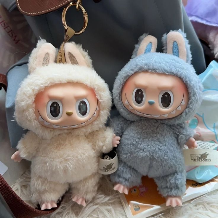 Pop Mart Labubu The Monsters Tasty Macarons Soymilk Vinyl Plush Pendant