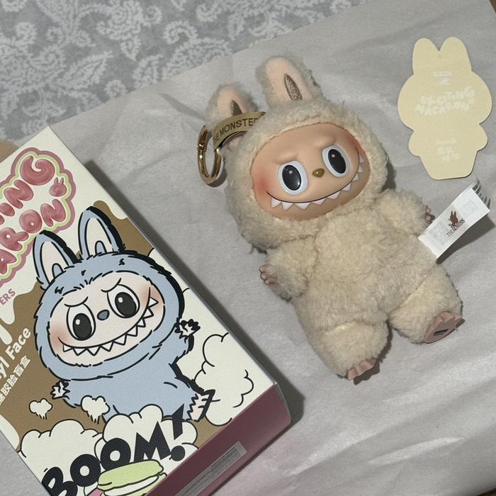 Pop Mart Labubu The Monsters Tasty Macarons Soymilk Vinyl Plush Pendant