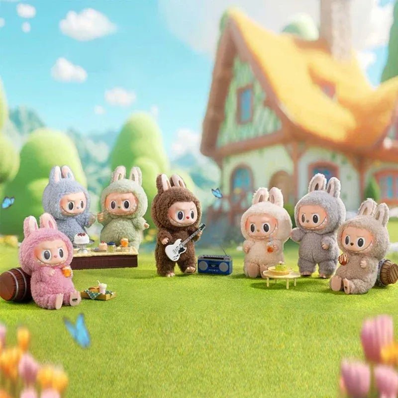 Pop Mart Labubu Tasty Macarons – displaybox met meerdere blind boxes, ideaal voor winkelpresentatie of collectie‑setup