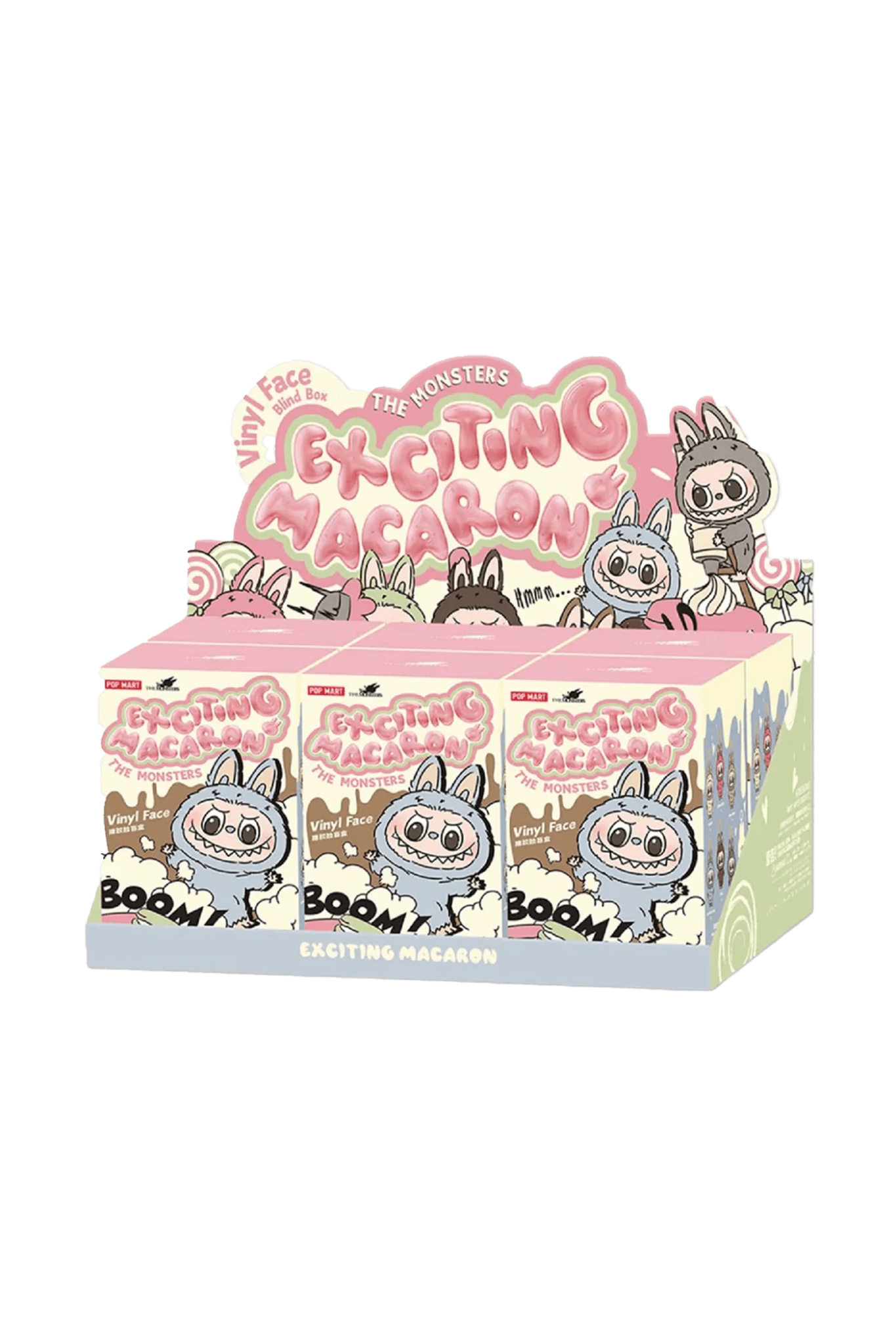 Pop Mart Labubu The Monsters Tasty Macarons Vinyl Face Blind Box