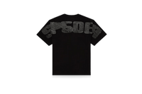 Sp5der Rhinestone Silk Tee Black Back | Snrkickz