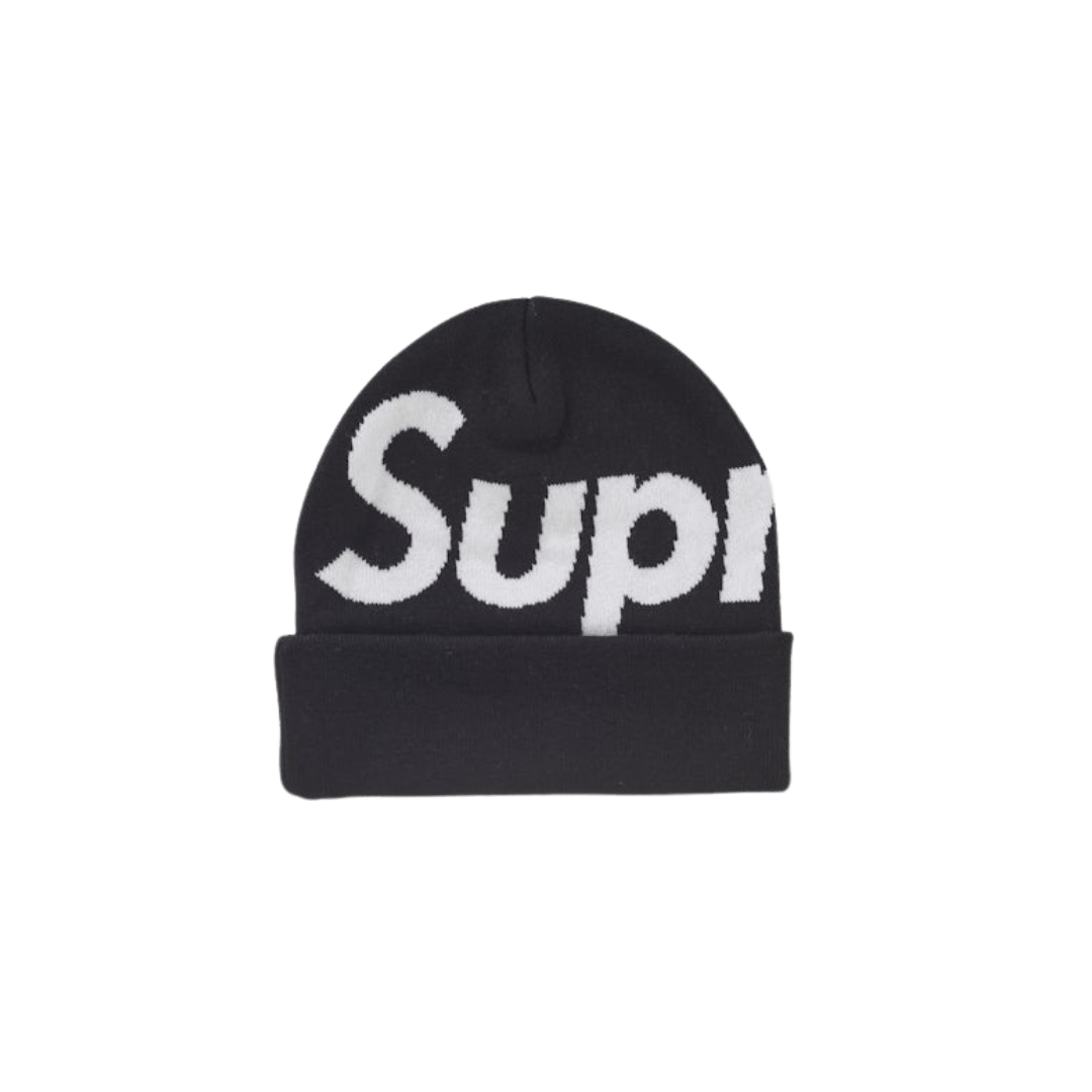 Supreme Big Logo Beanie (FW24) Black