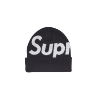 Supreme Big Logo Beanie (FW24) Black